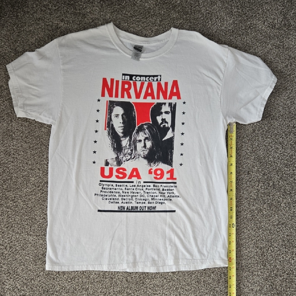 Nirvana 1991 Concert T-Shirt